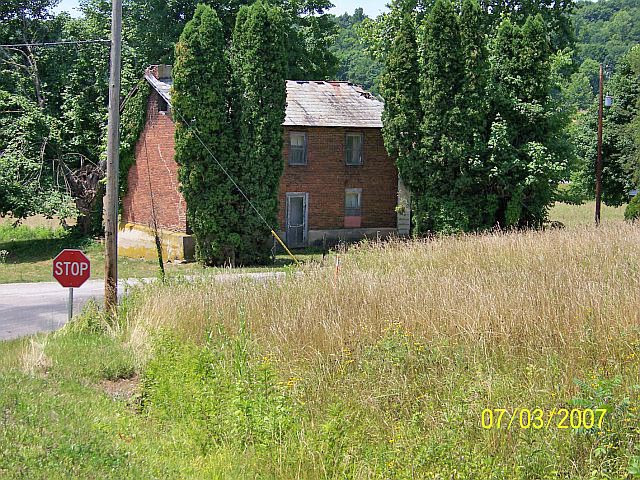 James Crabtree Dew house. Located in Monroe, Perry County, Ohio. The house was built 1814-1818 and s