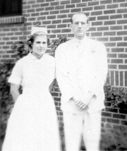 Mary Ruth (Vicki) Vick Dew (1917-) - Leo Dawson Dew (1918-1997).<br>Source: Allen Dew, Creedmoor, No