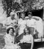 Four Koonce Women. Left to right: Emma Dorene (Andrews) Koonce holding baby Louise Tatum. Dorene's m