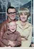 Edith Louise Tatum Taylor, husband Darrell Taylor, son Johnny Taylor. Photo taken December 1975 in B